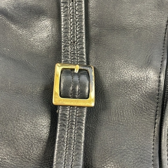 Sven Design Black Napa Leather Sling/Tote - Picture 8 of 15